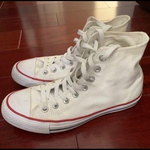 White high top converse
